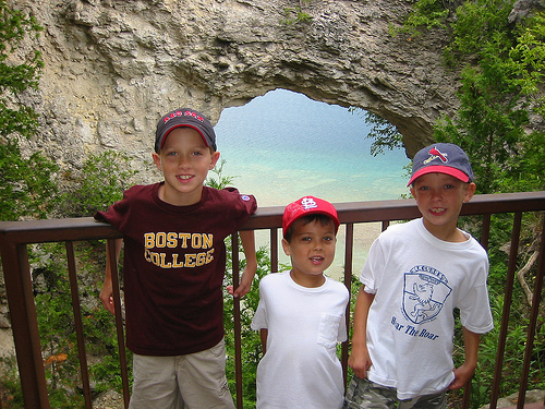 The boys at Arch Rock